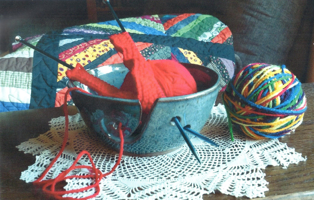 Yarn Bowl for Knitting and Crochet - Handmade with Eco-Friendly